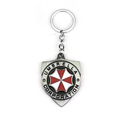 Porte-clés Resident Evil Corp. En Métal - Motif Main, 19 X 3,3 Cm, Lanière Noire Pour Clés De Voiture