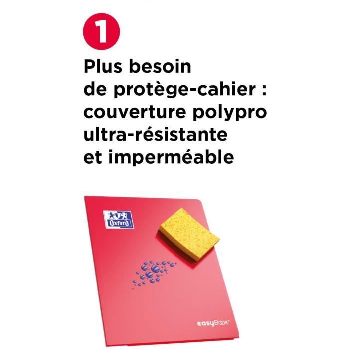 Cahier easybook agrafe 24x32 96p 90g seyes jaune - Cdiscount Beaux