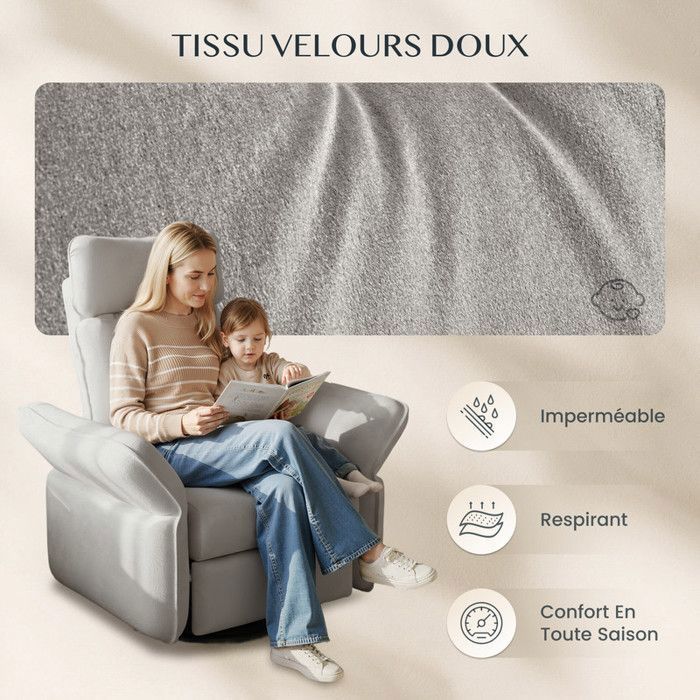Fauteuil releveur électrique Lux
