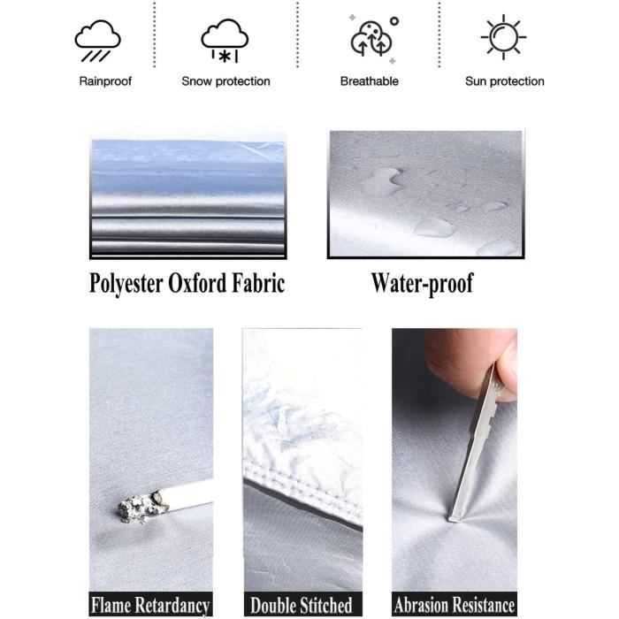 Bâche Voiture Pour Toyota Liteace Van(1979-1986),Housse De Voiture Imperméable Et Anti-Uv Pour