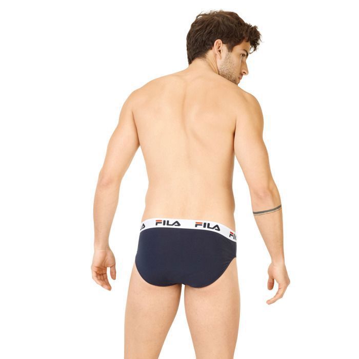 Fila Slip Homme Coton Sous vetement Homme Agreable Ultra doux et Respirant Bleu Cdiscount Pret a Porter