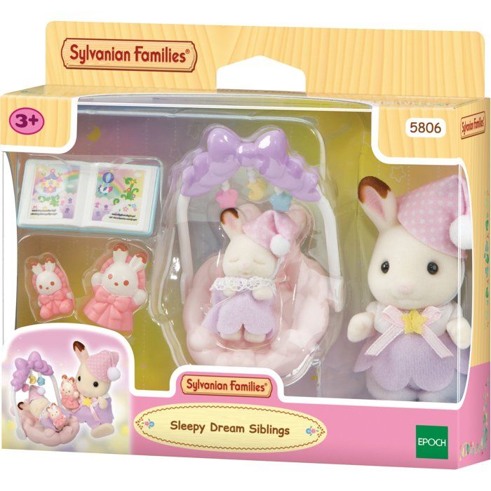 Poupée Sylvanian Families La Famille Lapin Chocolat - Figurine pour enfant - Achat & prix