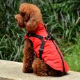 B-S -Imperméable à l'eau pour chien chiot veste chaud hiver chien vêtements harnais gilet Chihuahua vêtements chiot manteau pour pet-3