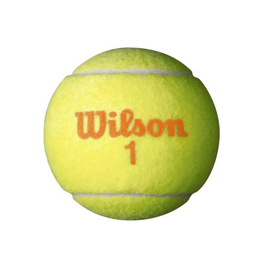 Lot 72 Balles De Tennis Wilson Triniti Club – Carton 100% Recyclable – Jaune Vif