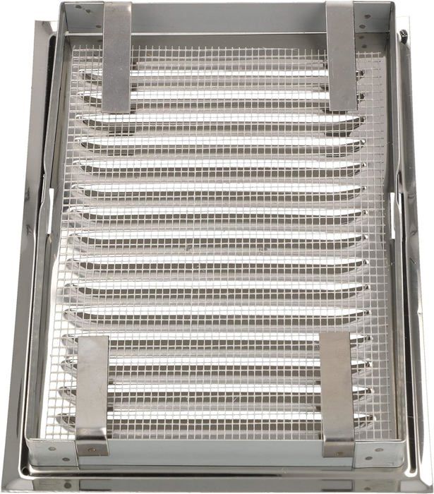 Grille D'aération Pour Cheminée – Acier Noir – 41x31 Cm – Neuf