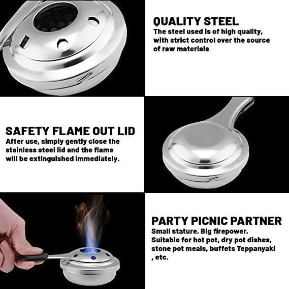 Réchaud à Fondue Démontable, Brûleur à Pâte Inclus – Kämpf Fournitures Laitières Sàrl