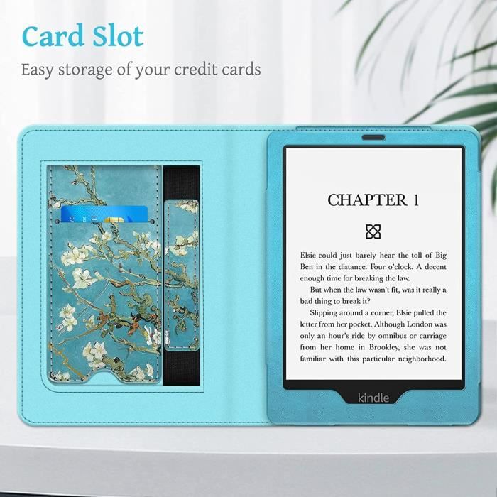 Étui pour 6,8 Kindle Paperwhite (11e génération, modèle 2021), Coque de  Protection Kickstand avec Fente pour Carte et A916 - Cdiscount Informatique