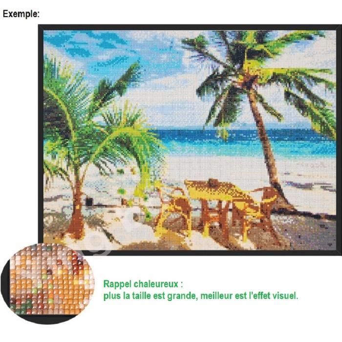 Kit Diamond Painting 5D Complet 30x30 Cm - Broderie Diamant Avec Stylos Et Diamants, Idéal Pour Débutants