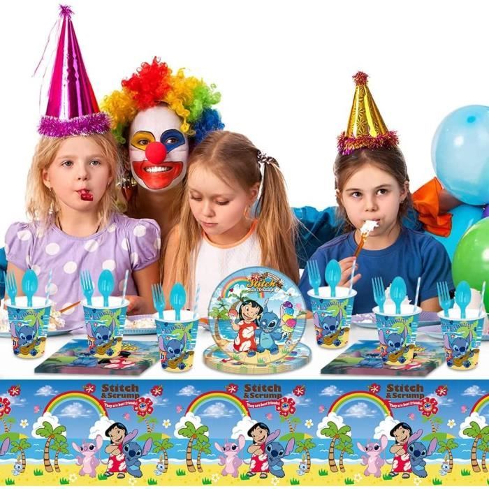 Vaisselle Fête D anniversaire Lilo Stitch Couverts Décoration Accessoires -  Cdiscount Maison