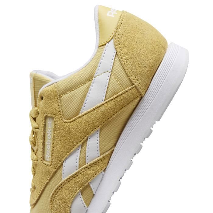Reebok classic nylon femme jaune on sale
