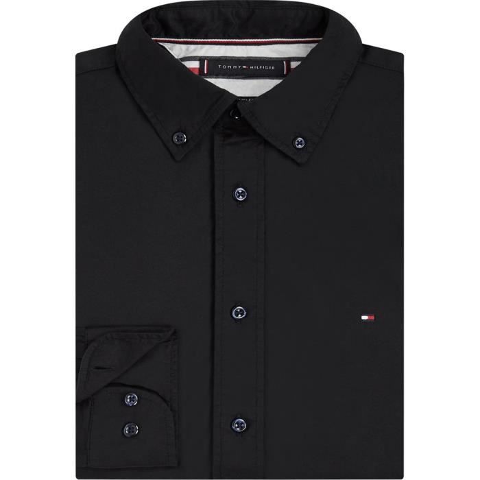 Chemises TOMMY HILFIGER Core Flexopn RF Shirt Noir Homme Adulte Noir Cdiscount Pret a Porter