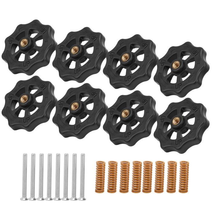 Amortisseurs Ressorts Extrudeuse - Ressorts Amortisseurs écrous Nivellement - Rouge Kit Upgrade Imprimante 3D