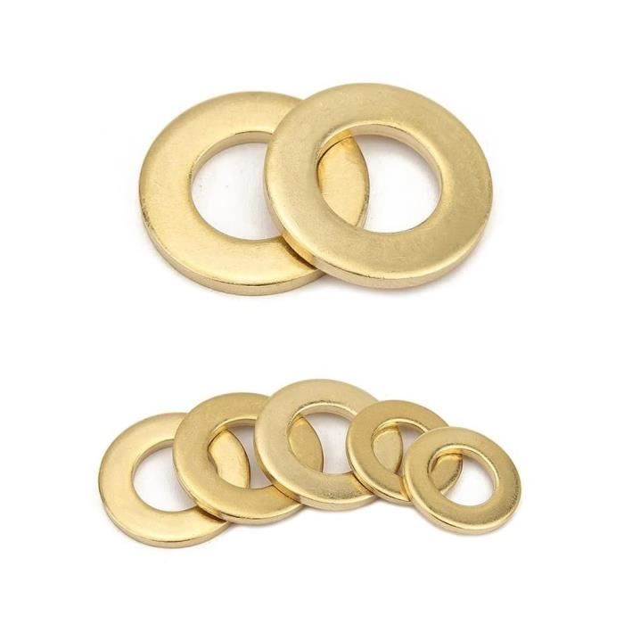 Rondelles Plates, Joint Rondelle Plate En Laiton, Rondelles Pour Gonds De Porte (M14*28 * 2.0 Mm