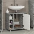 Meuble Sous-vasque Vicco Fynn - Blanc Brillant - 54x60 Cm - MDF - Neuf