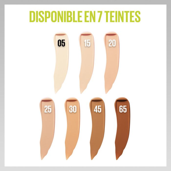 Anti-cernes Gemey Maybelline Super Stay 65 Deep Bronze - Couvrance Totale - 6ml