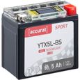 Batterie moto YTX5L-BS 5Ah Gel Accurat 12V 100 A 113 x 70 x 107 mm Quad-0