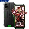 Blackview BV4800 Smartphone Incassable Android 13 6.56" HD+,5180mAh,4Go+32Go/1To,13MP+5MP, Dual SIM Face ID - Vert-0