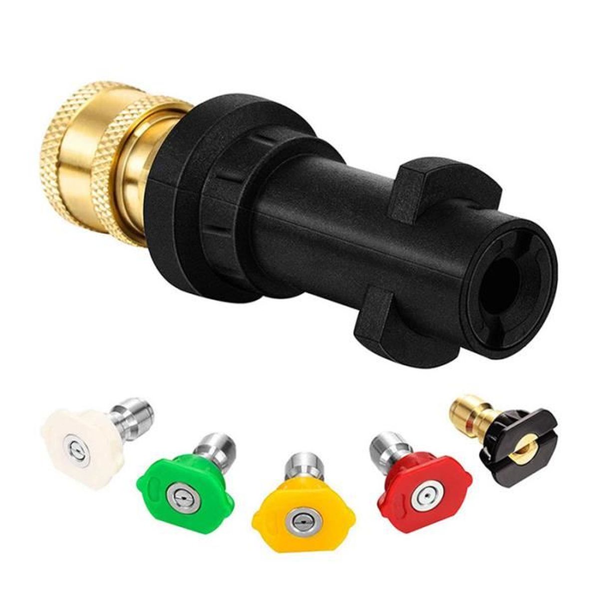 Adaptateur Nettoyeur Haute Pression - Buse Rapide Compatible Kärcher, Lavor, Bosch Et Plus