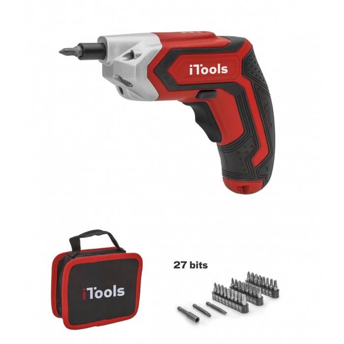 Visseuse Sans Fil 3 6v Itools Batterie Lithium 2 Ah Pochette 27 Accessoires Vissage Achat Vente Visseuse Devisseuse Visseuse Sans Fil 3 6v Itools Cdiscount