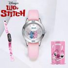 AUCUNE MARQUE Montre Stitch et Angel Edition Prestige Rose + Montre Stitch Lcd OFFERTE