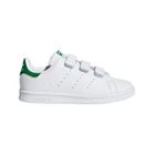 Basket adidas Originals Stan Smith Cadet - Blanc/Vert - Enfant - Plat - ADIDAS ORIGINALS
