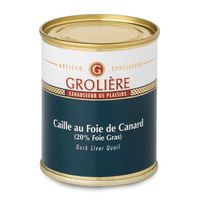 Caille au Foie de Canard 20% Foie Gras