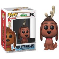 Figurine Funko Pop! The Grinch - Max With Antlers - Edition Limitée
