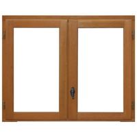 Fenêtre 2 vantaux en bois exotique Hauteur 75 X L argeur 100 (cotes tableau)