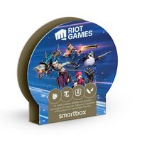 SMARTBOX - RIOT Games 50 euros - Coffret Cadeau | 1 bon de 50 euros à valoir parmi 4 jeux Riot Games