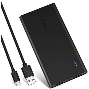 iPad et Plus Noir FLOUREON Mini Batterie Externe 10000mAh Power Bank avec Double Sorties USB 2.1A Compatible avec iPhone XR iPhone XS Max iPhone X iPhone 8,Android 
