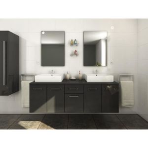Salle De Bain Complete Double Vasque Achat Vente Pas Cher