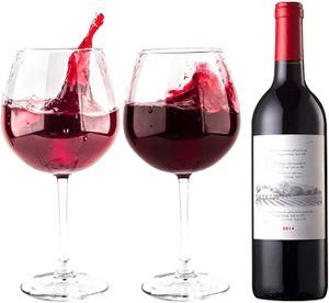Verre à vin Lot de 2 Grands verres à Vin (750 ml/25 oz). Verres à Vin Rouge Géants et Verres à Vin Blanc, Verres Cocktail, Verres.[Z101]