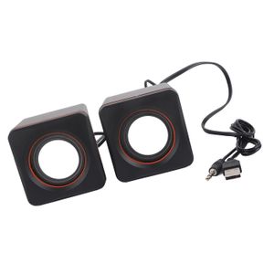 Mini Haut-parleur Stéréo Portable - 3,5 Mm, 2 X 1W, Piles AAA, Pour MP3, Smartphone