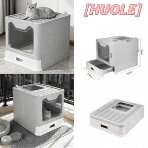 Bac à Litière Pour Chien XXL Avec Grille Anti-éclaboussures - Nettoyage Facile, Idéal Intérieur - 6