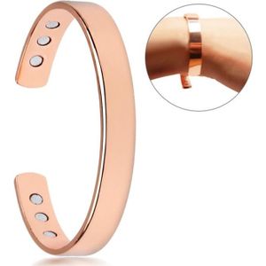 BRACELET - GOURMETTE Nouveau Bracelet Cuivre magnétique Unisexe Healing