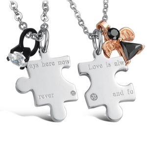 PENDENTIF FEMME HOMME MIXTE ACIER PLAQUE BLEU IDEAL CADEAU LOVE ET 1 CHAINE NEUF