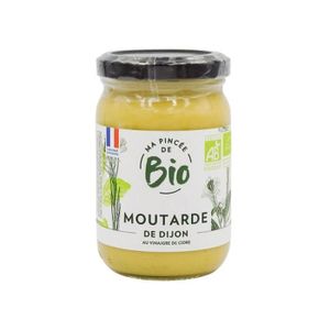 KETCHUP MOUTARDE Moutarde de Dijon BIO - Ma Pincée de Bio - pot 200