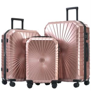 SET DE VALISES Lot de 3 valises M-L-XL, en PVC, robuste,  léger e