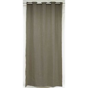 Designer 100/% lin blanc cassé Argent Floral Imprimé rideau store tissu largeur 3 m