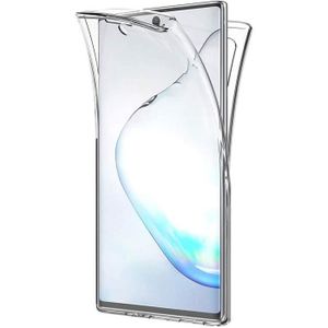 HOUSSE TABLETTE TACTILE Coque Compatible Samsung Galaxy Note 10 Plus Transparente 360 degrès en Gel Protection Integral et Invisible. Housse Silicone Haute