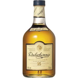WHISKY BOURBON SCOTCH Dalwhinnie 15 ans - Highland Single Malt Whisky - 