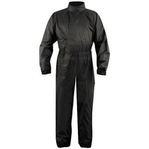 Noir Pluie Imperméable STORM Combinaison Overalls homme femmes manteau One piece Suit