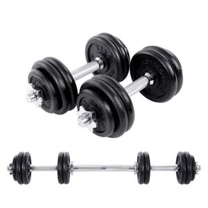 Generic Haltère Musculation 10 KG Haltères VINYL à prix pas cher