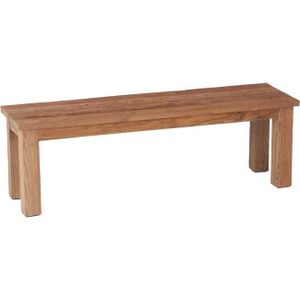 Banc De Jardin En Teck Recycle 140 Cm Stern Tek Achat Vente