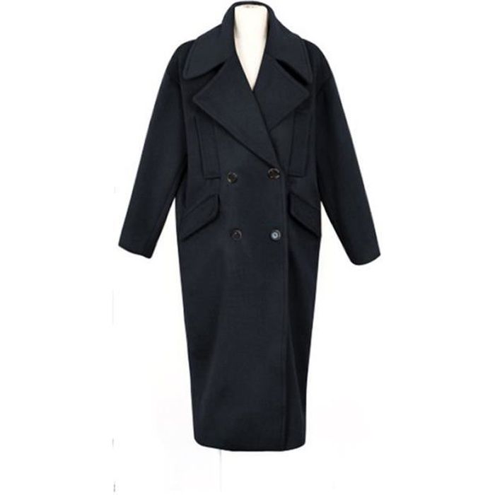 manteau femme noir oversize