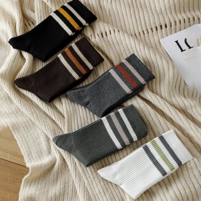 Chaussettes pour hommes, grande taille 43-46 (27-30cm), livraison gratuite  20 pièces = 10 paires/lot, coton de bonne qualité, grande taille -  AliExpress