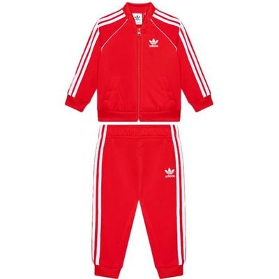 Survetement adidas rouge sale garcon