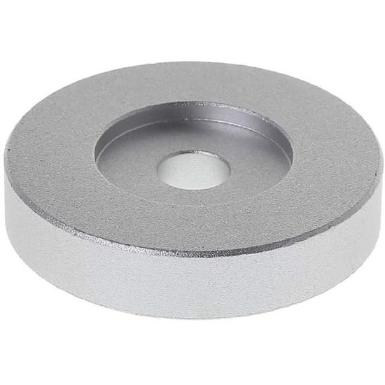 Adaptateur pour platine vinyle 45 tours min aluminium argent pour 7"vinyl technics série sl1200
