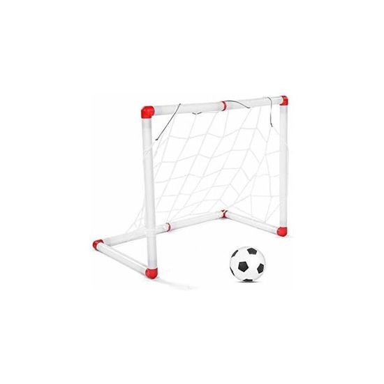 Mini Filet De Foot YARNOW – 68x39x33 Cm, Lot De 2, Avec Ballon Et Pompe – Pour Jardin, Plage, Enfants