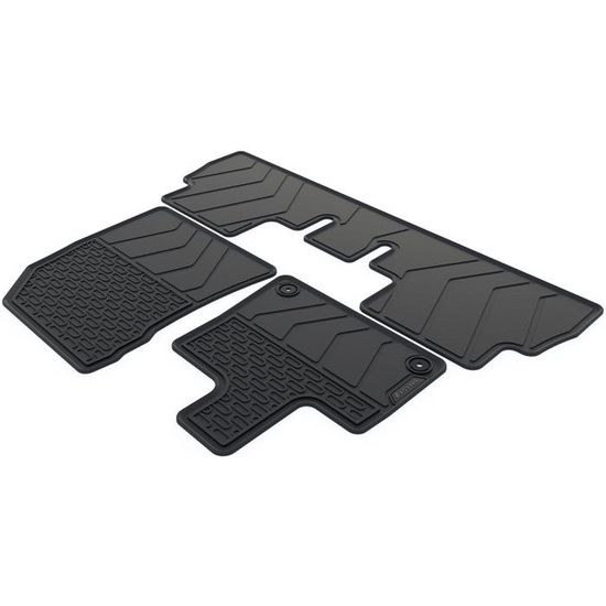 BSTW Tapis Anti-dérapant Console Centrale VW T-Cross (2018-2025) - Protection Caoutchouc Noire